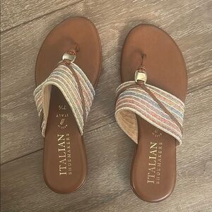 Italian Shoemakers Brown Sandals
